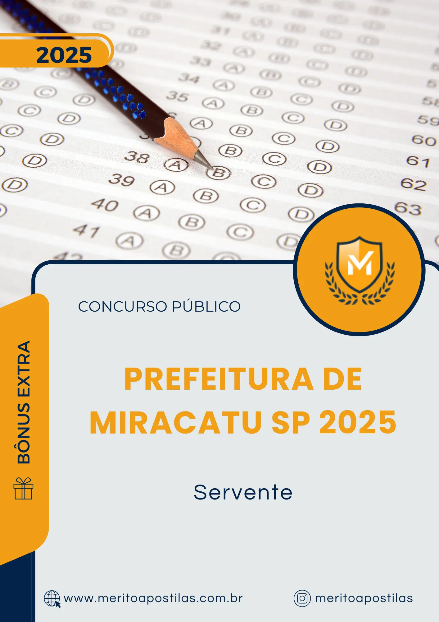Apostila Servente Prefeitura de Miracatu SP 2025