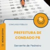 Apostila Servente de Pedreiro Prefeitura de Condado PB 2025