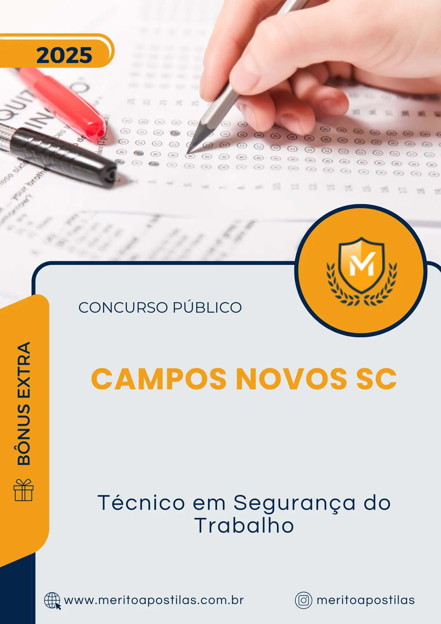 Apostila Técnico em Segurança do Trabalho Prefeitura de Campos Novos SC 2025
