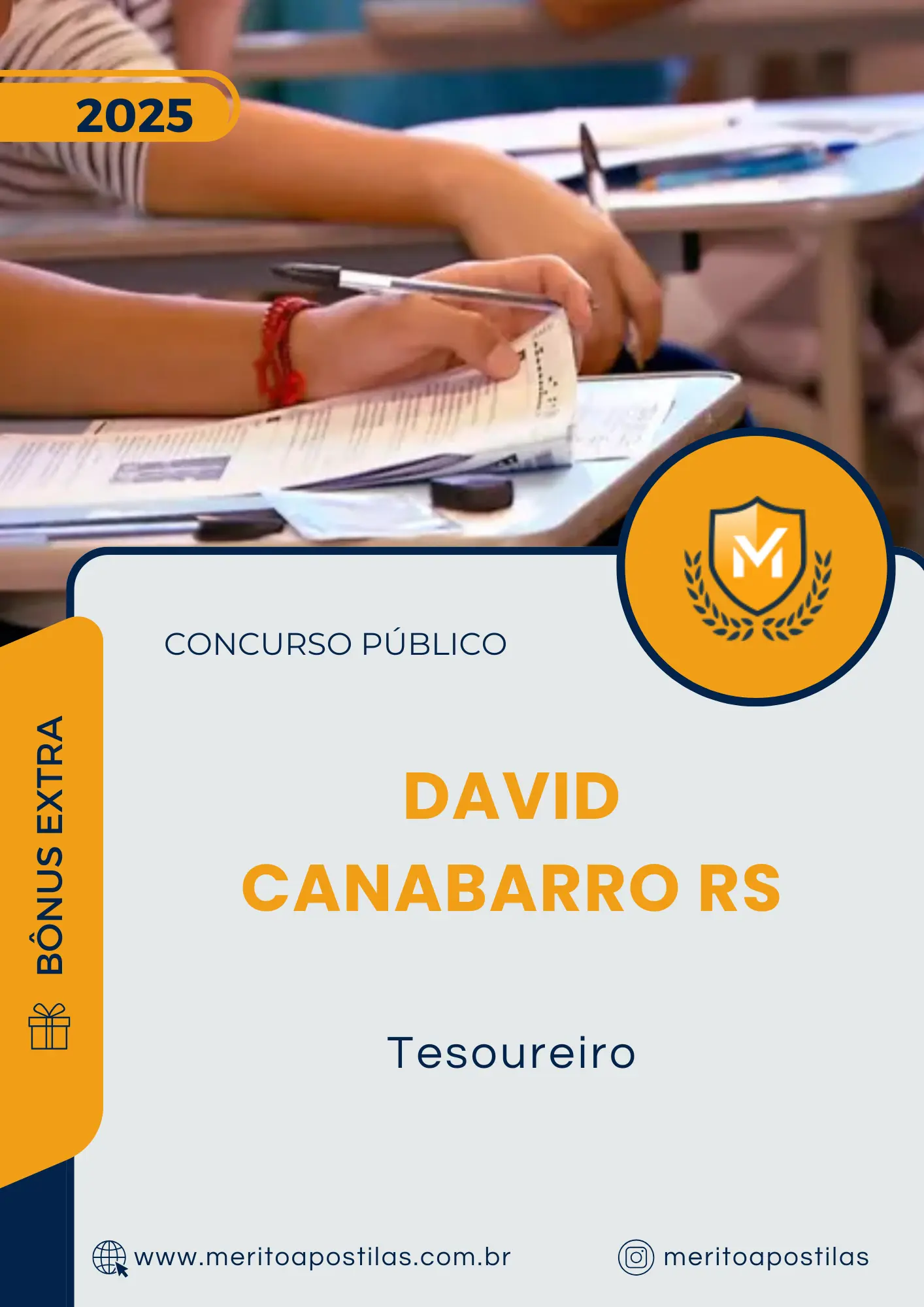 Apostila Tesoureiro Prefeitura de David Canabarro RS 2025