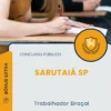 Apostila Trabalhador Braçal Prefeitura de Sarutaiá SP 2025