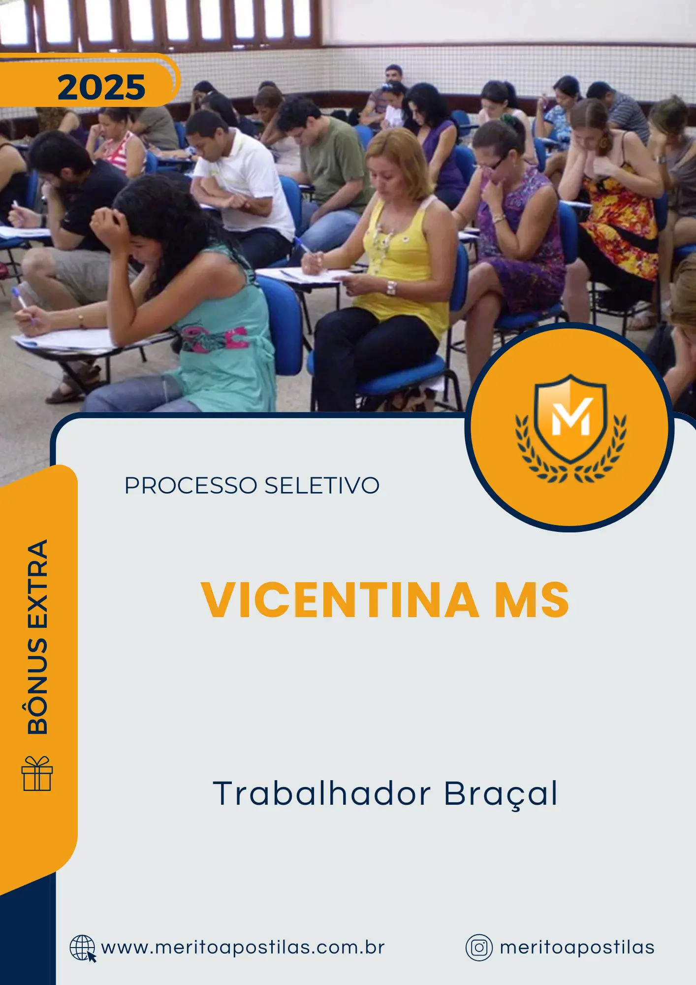 Apostila Trabalhador Braçal Prefeitura de Vicentina MS 2025