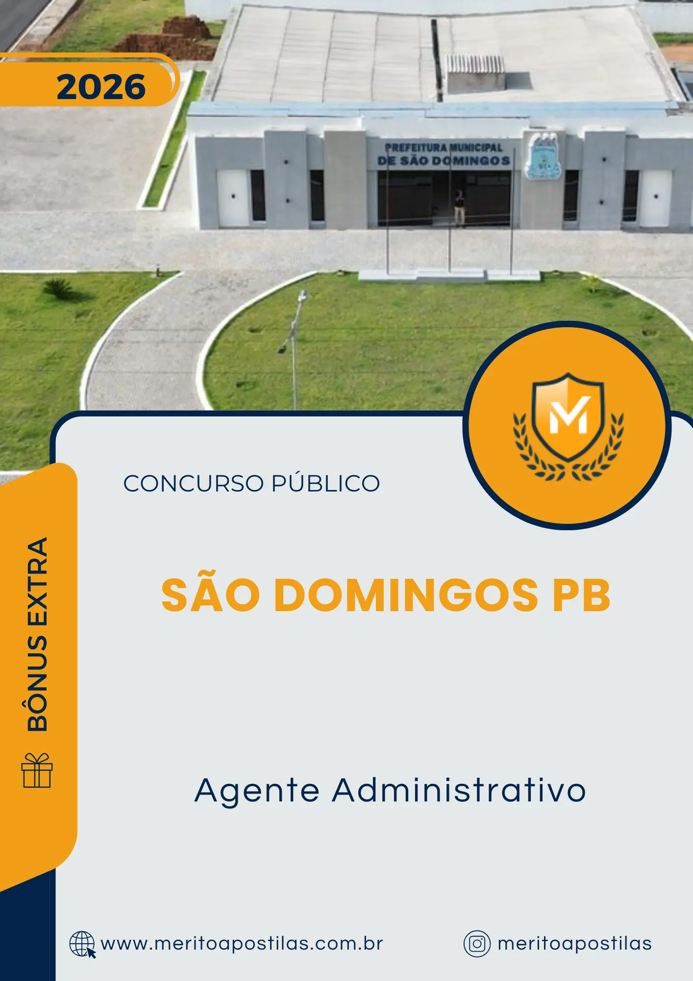 Apostila Agente Administrativo Prefeitura de São Domingos PB 2026