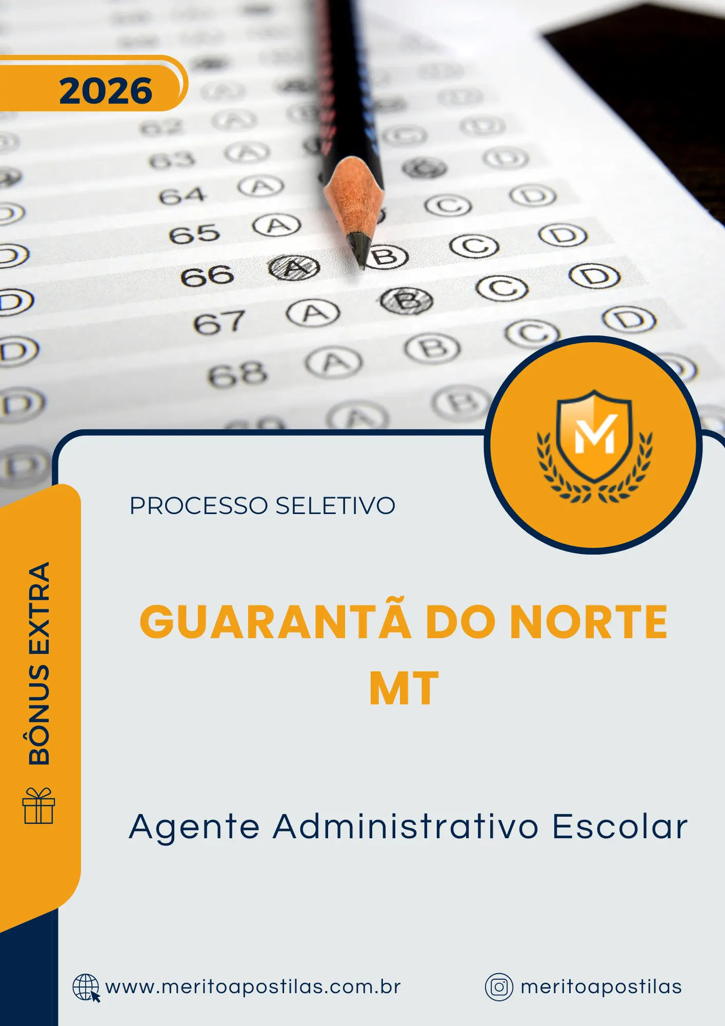 Apostila Agente Administrativo Escolar Prefeitura de Guarantã do Norte MT 2026