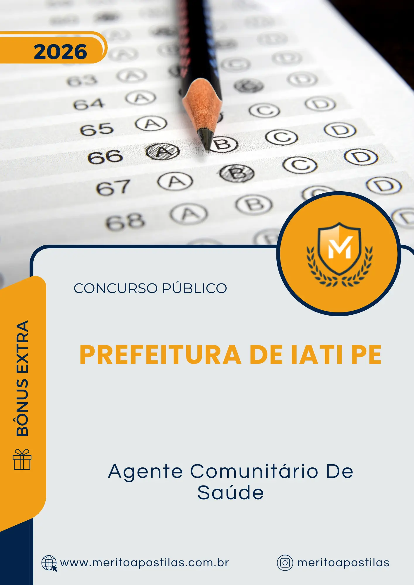 Apostila Agente Comunitário De Saúde Prefeitura de Iati PE 2026