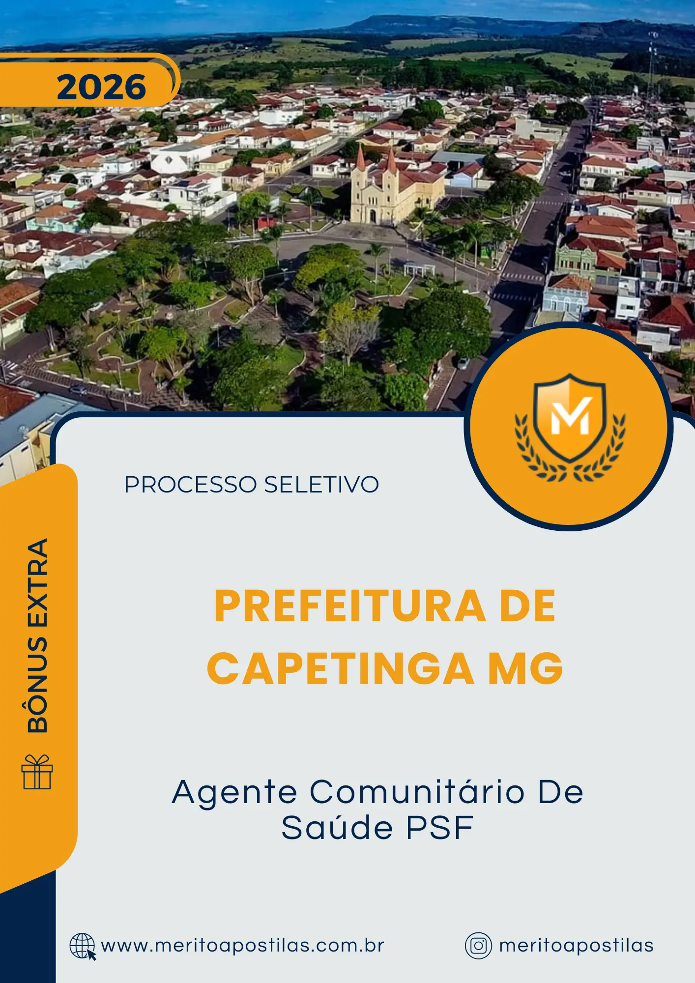 Apostila Agente Comunitário De Saúde PSF Prefeitura de Capetinga MG 2026