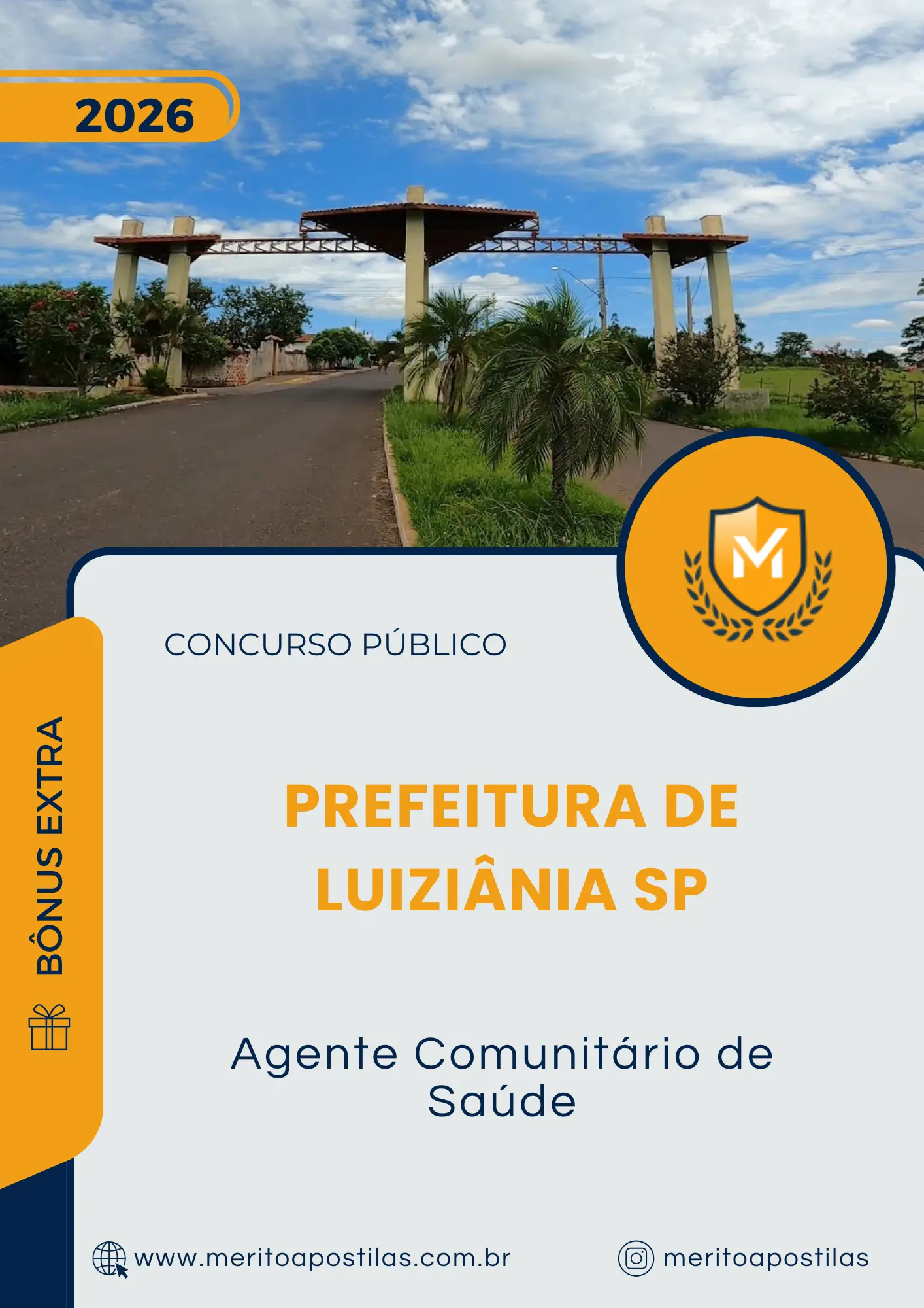 Apostila Agente Comunitário de Saúde Prefeitura de Luiziânia SP 2026