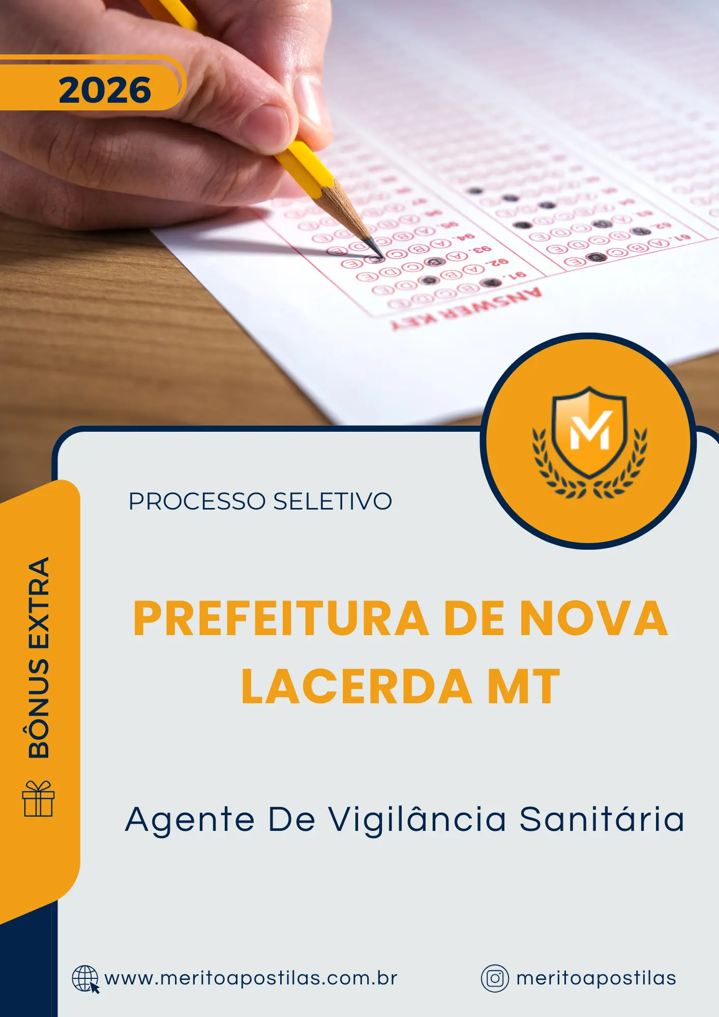 Apostila Agente De Vigilância Sanitária Prefeitura de Nova Lacerda MT 2026