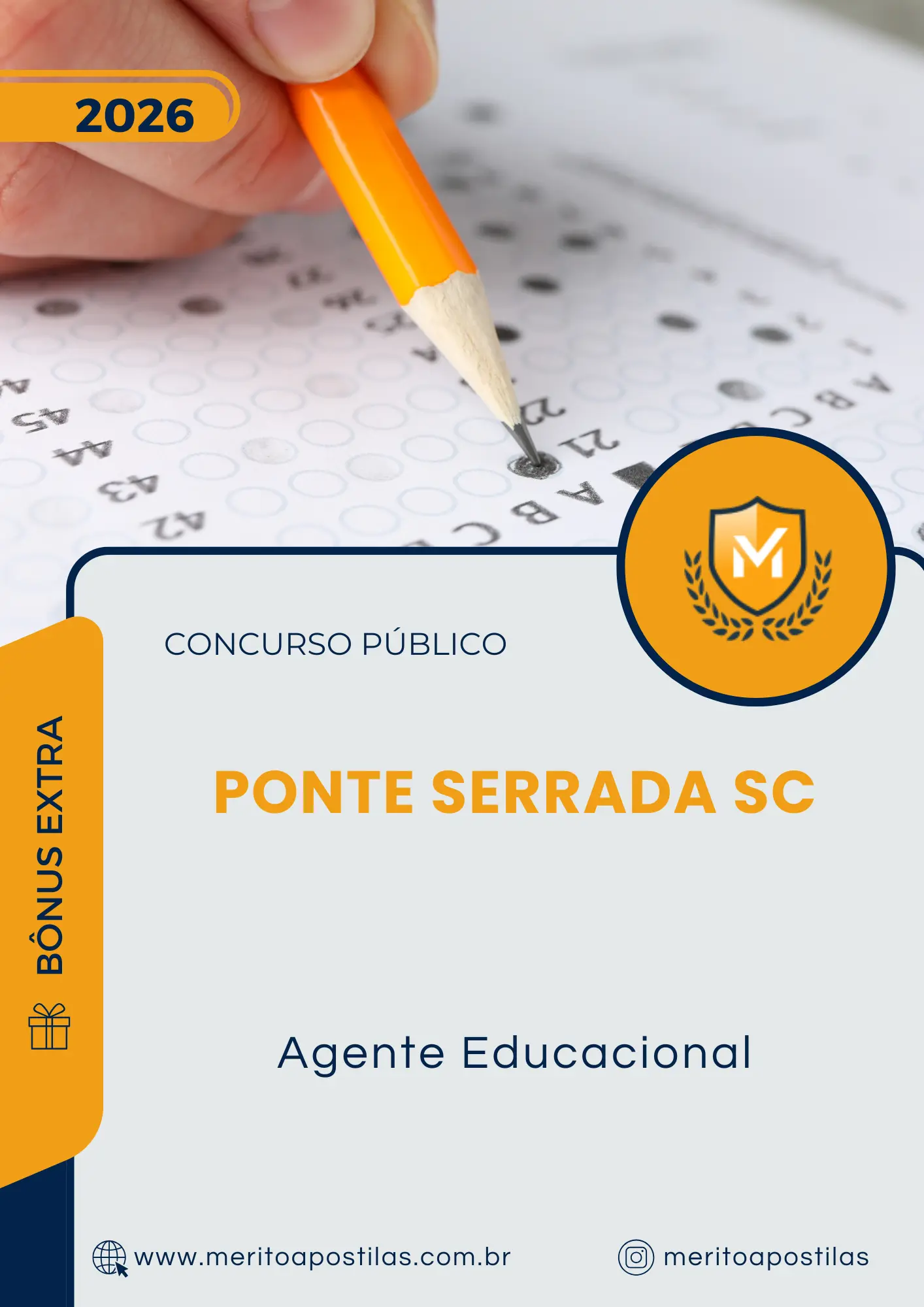 Apostila Agente Educacional Prefeitura de Ponte Serrada SC 2026
