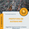 Apostila Agente Operacional Urbano Masculino Prefeitura de Alfenas MG 2025