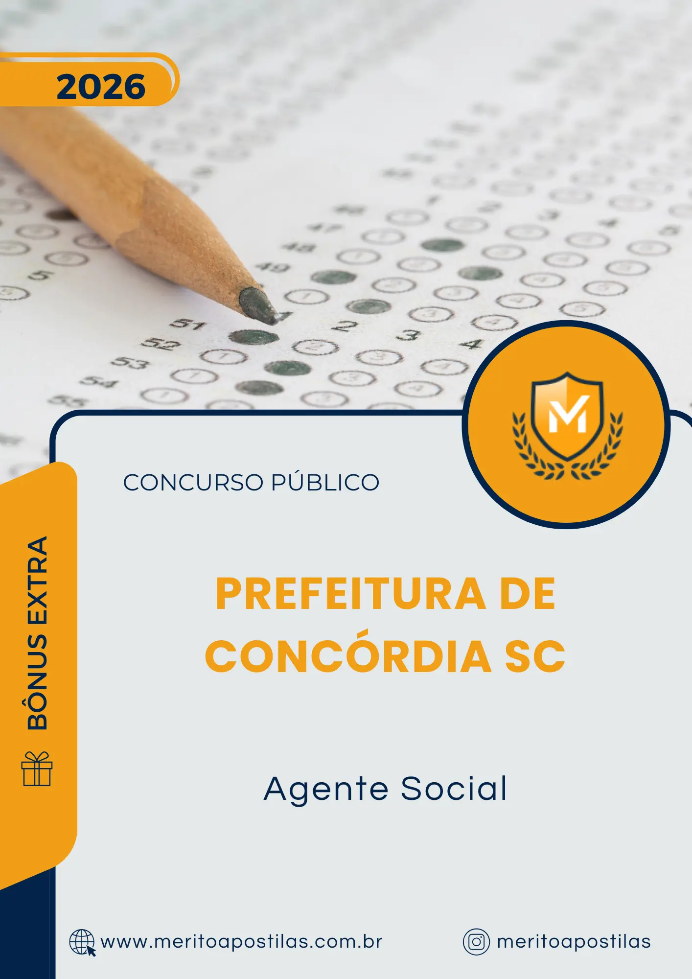 Apostila Agente Social Prefeitura de Concórdia SC 2026
