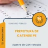 Apostila Agente de Contratação Prefeitura de Catende PE 2026