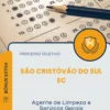 Apostila Agente de Limpeza e Serviços Gerais Prefeitura de São Cristóvão do Sul SC 2026