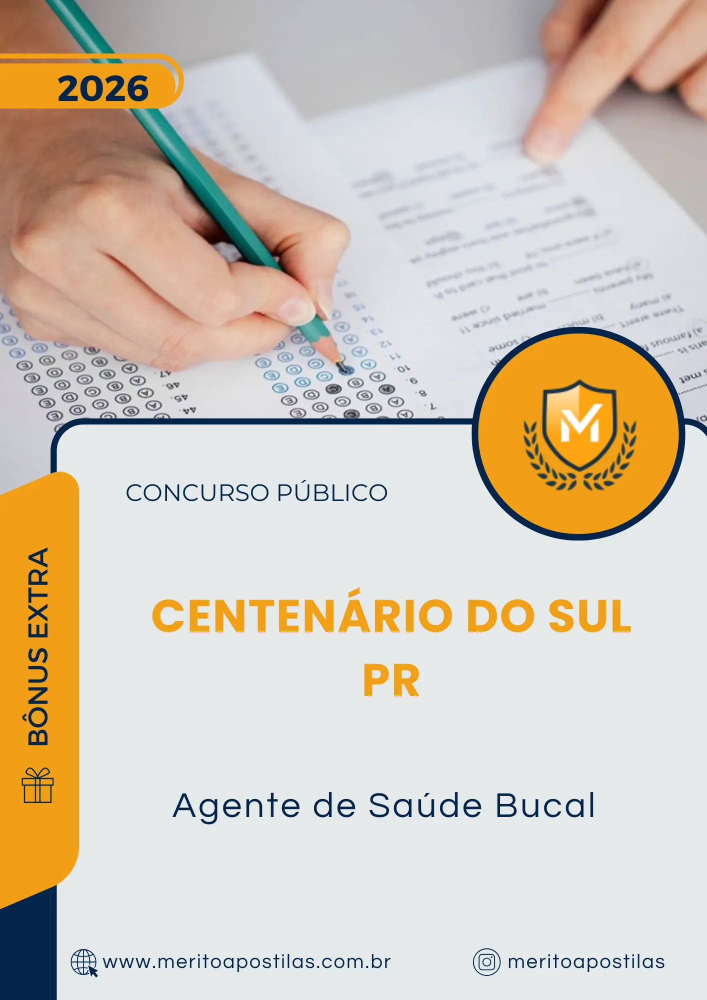 Apostila Agente de Saúde Bucal Prefeitura de Centenário do Sul PR 2026