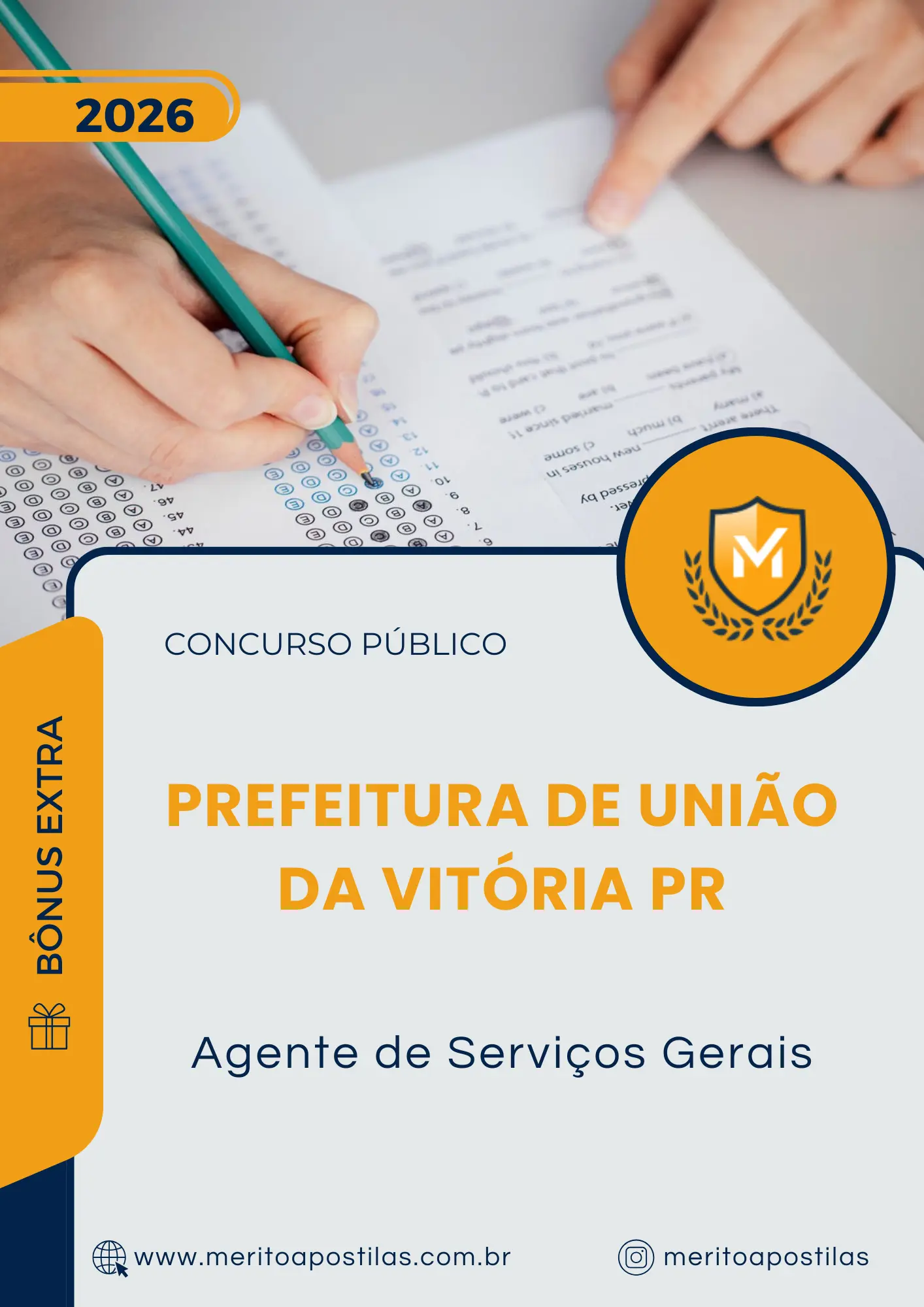Apostila Agente de Serviços Gerais Prefeitura de União da Vitória PR 2026