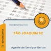Apostila Agente de Serviços Gerais Prefeitura de São Joaquim SC 2026
