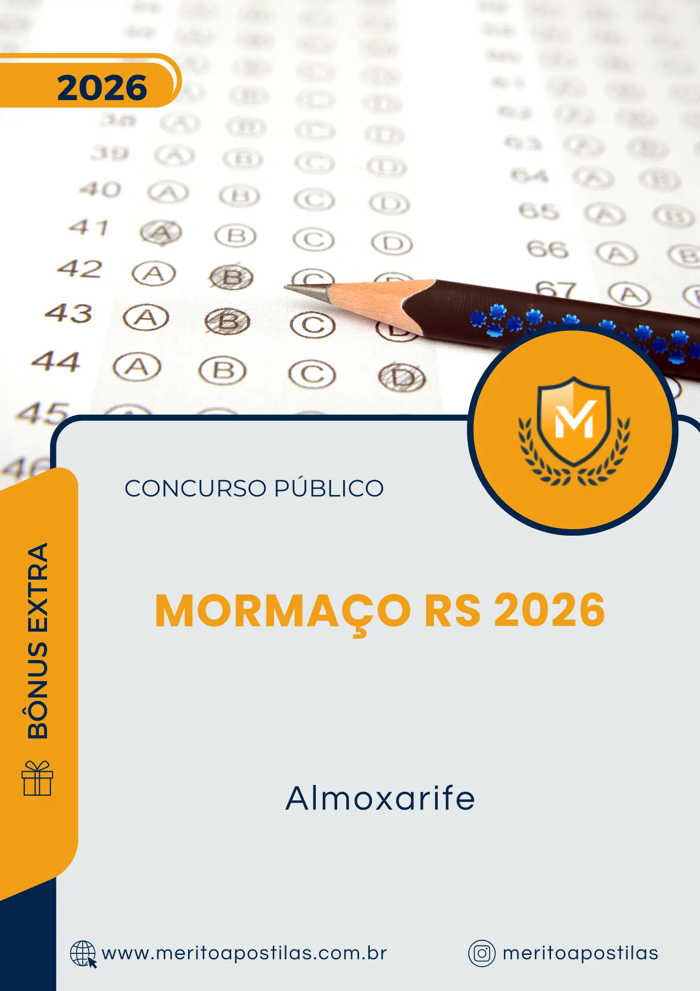 Apostila Almoxarife Prefeitura de Mormaço RS 2026
