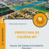 Apostila Apoio De Desenvolvimento Escolar Prefeitura de Colíder MT 2026