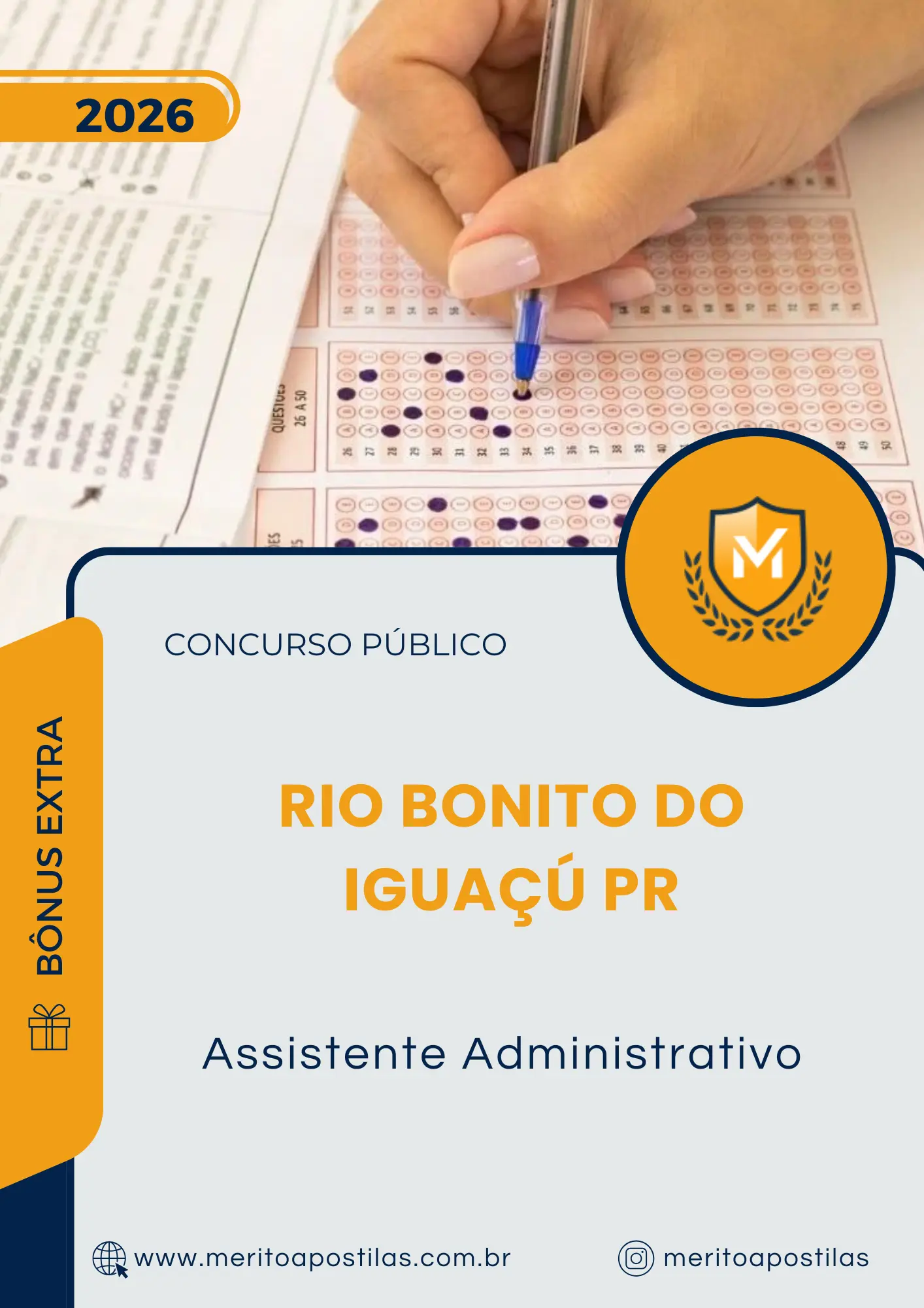 Apostila Assistente Administrativo Prefeitura de Rio Bonito do Iguaçú PR 2026