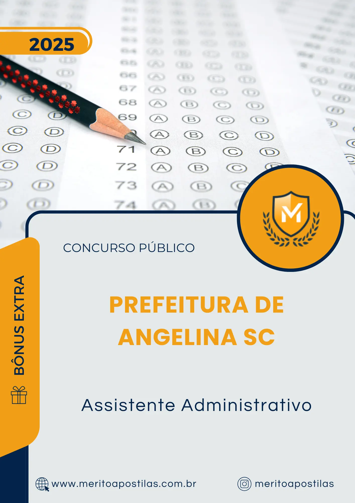 Apostila Assistente Administrativo Prefeitura de Angelina SC 2025