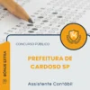 Apostila Assistente Contábil Prefeitura de Cardoso SP 2026