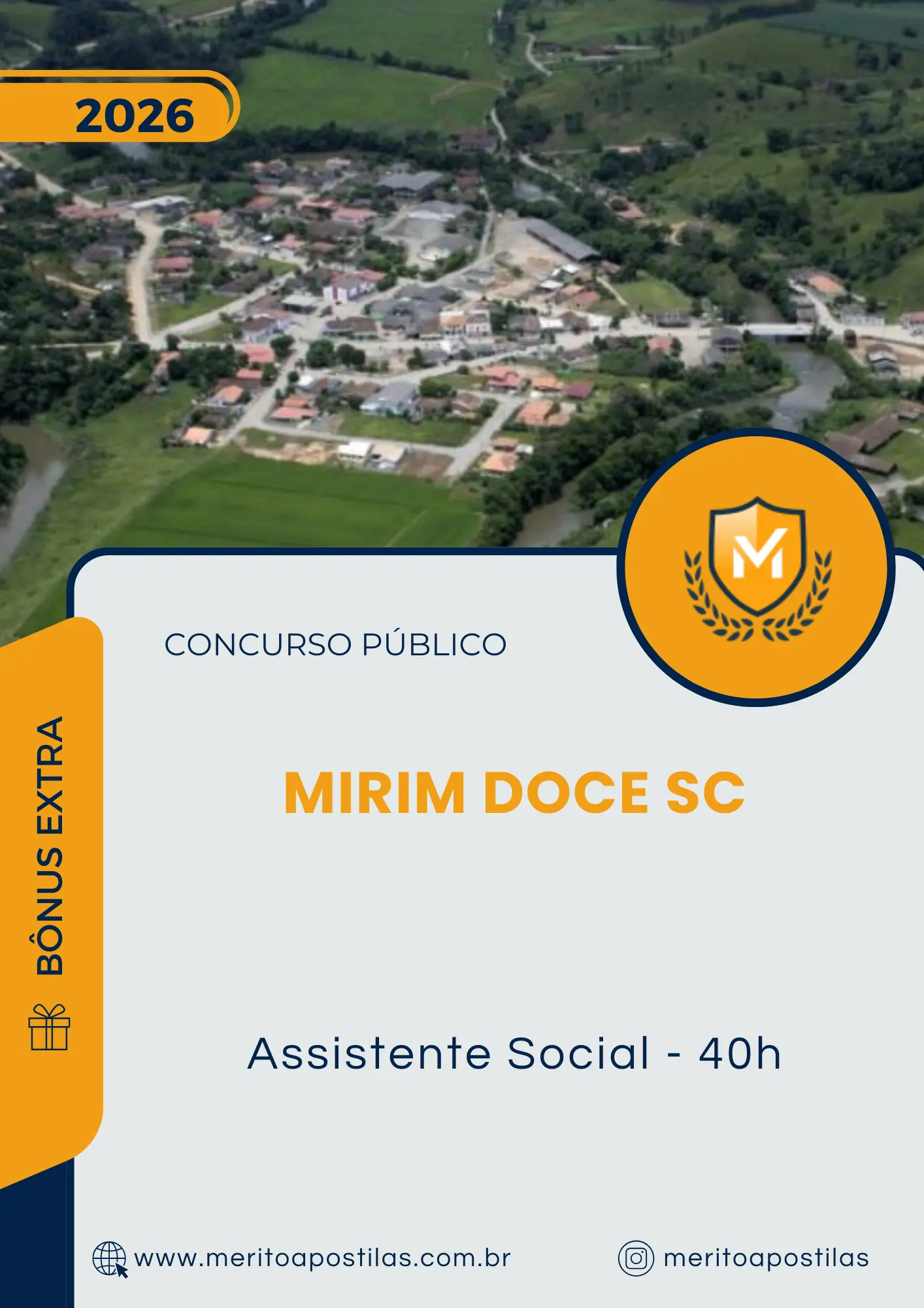 Apostila Assistente Social 40h Prefeitura de Mirim Doce SC 2026