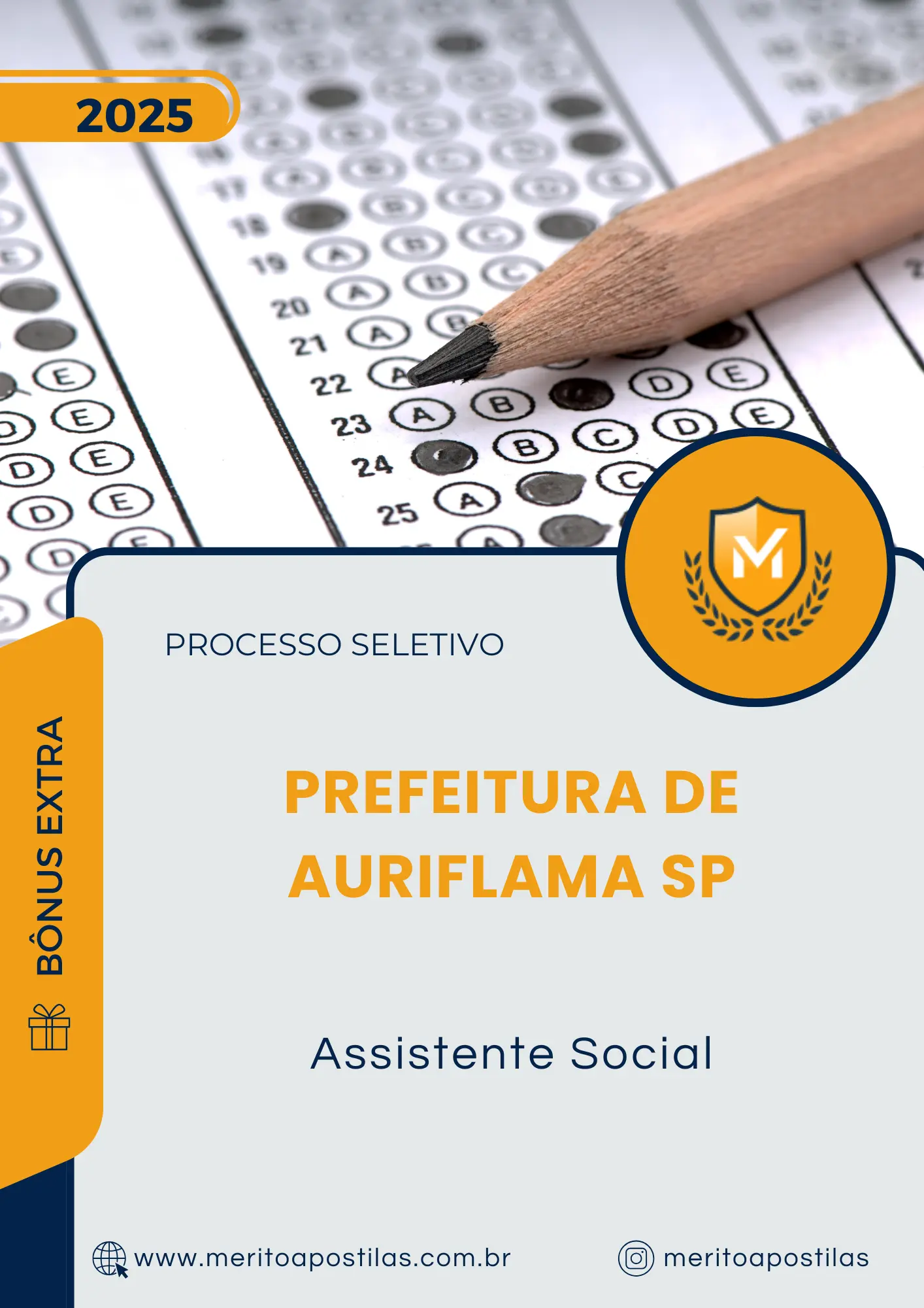 Apostila Assistente Social Prefeitura de Auriflama SP 2025