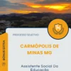 Apostila Assistente Social Da Educação Prefeitura de Carmópolis de Minas MG 2025