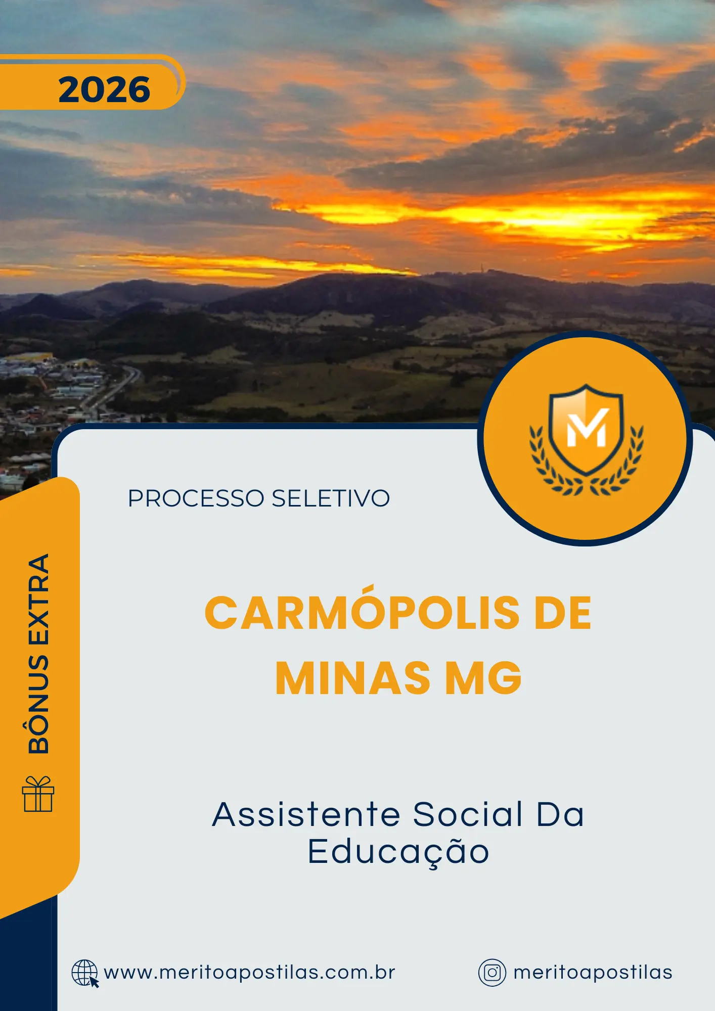 Apostila Assistente Social Da Educação Prefeitura de Carmópolis de Minas MG 2025