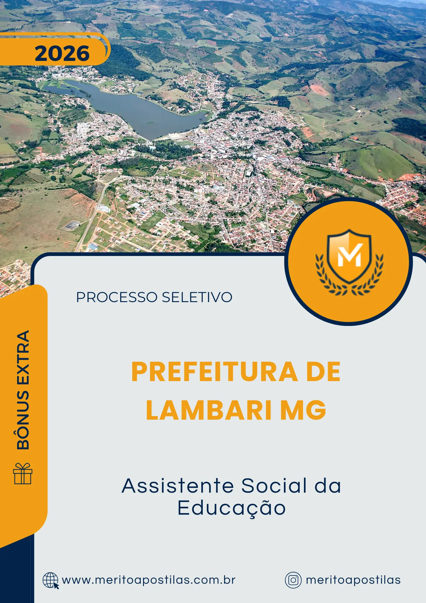 Apostila Assistente Social da Educação Prefeitura de Lambari MG 2026