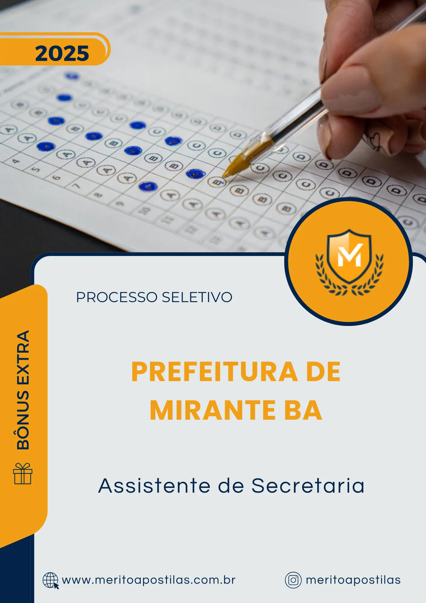 Apostila Assistente de Secretaria Prefeitura de Mirante BA 2025