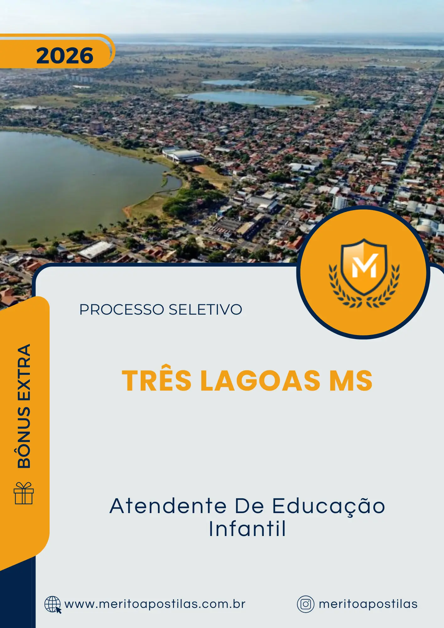 Apostila Atendente De Educação Infantil Prefeitura de Três Lagoas MS 2026