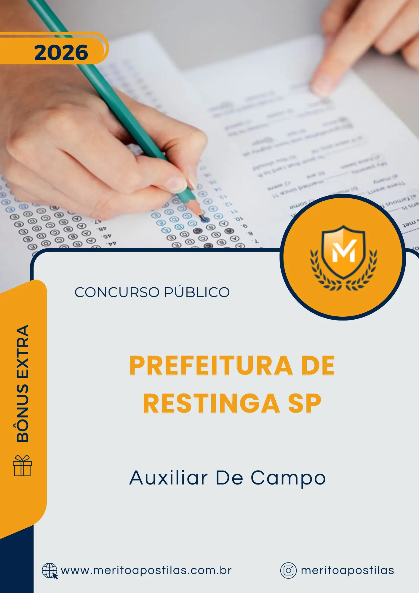 Apostila Auxiliar De Campo Prefeitura de Restinga SP 2026