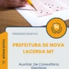 Apostila Auxiliar De Consultório Dentário Prefeitura de Nova Lacerda MT 2026