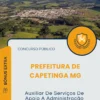 Apostila Auxiliar De Serviços De Apoio A Administração Prefeitura de Capetinga MG 2026