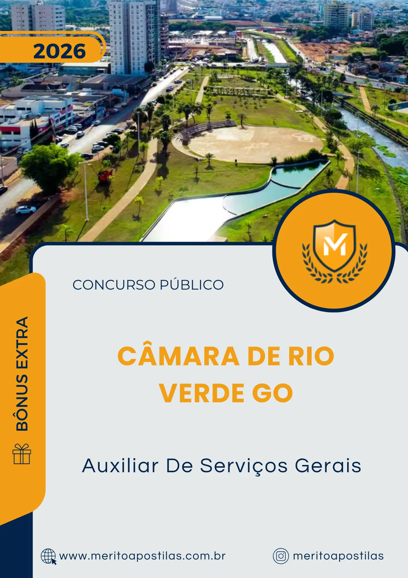 Apostila Auxiliar De Serviços Gerais Câmara de Rio Verde GO 2026