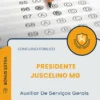 Apostila Auxiliar De Serviços Gerais Prefeitura de Presidente Juscelino MG 2026