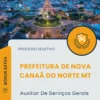 Apostila Auxiliar De Serviços Gerais Prefeitura de Nova Canaã do Norte MT 2026