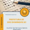 Apostila Auxiliar De Serviços Gerais Masculino Prefeitura de São Domingos SC 2026