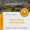 Apostila Auxiliar De Serviços Pesados Prefeitura de Capetinga MG 2026