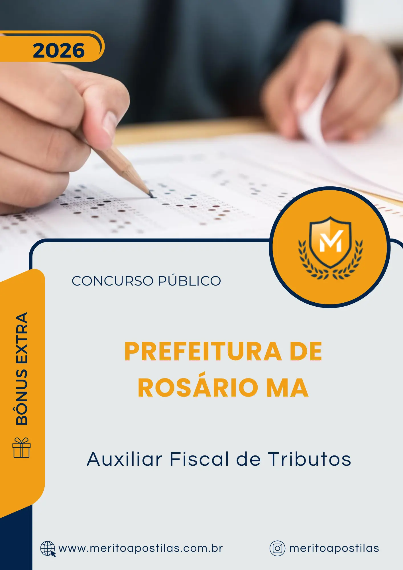 Apostila Auxiliar Fiscal de Tributos Prefeitura de Rosário MA 2026