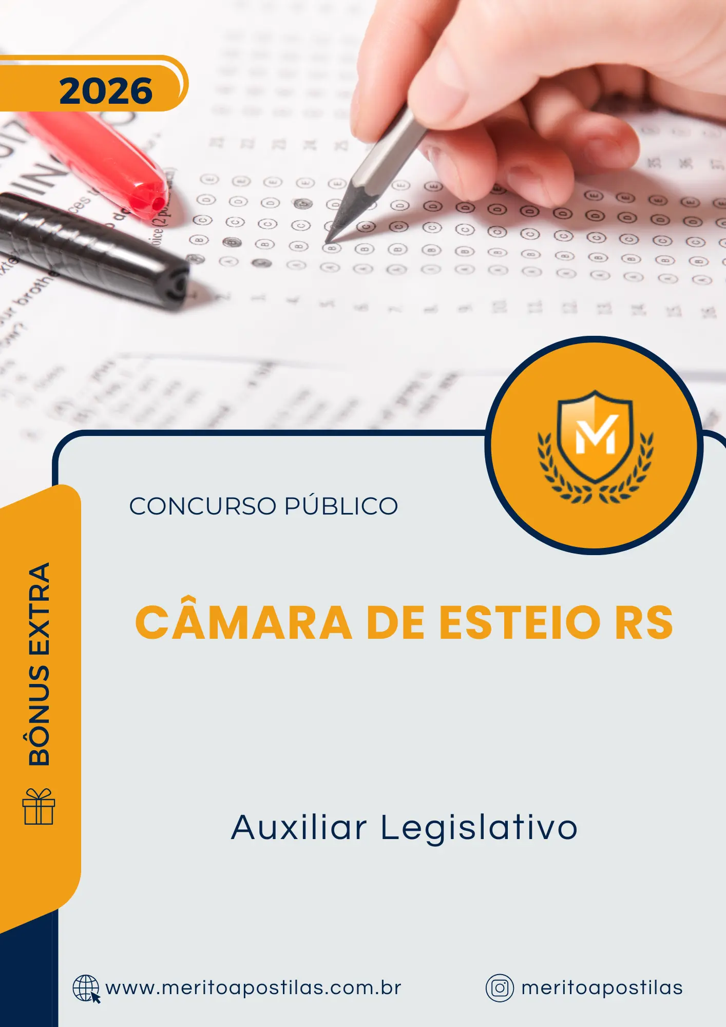 Apostila Auxiliar Legislativo Câmara de Esteio RS 2026