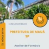 Apostila Auxiliar de Farmácia Prefeitura de Mauá SP 2026