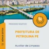 Apostila Auxiliar de Limpeza Prefeitura de Petrolina PE 2026