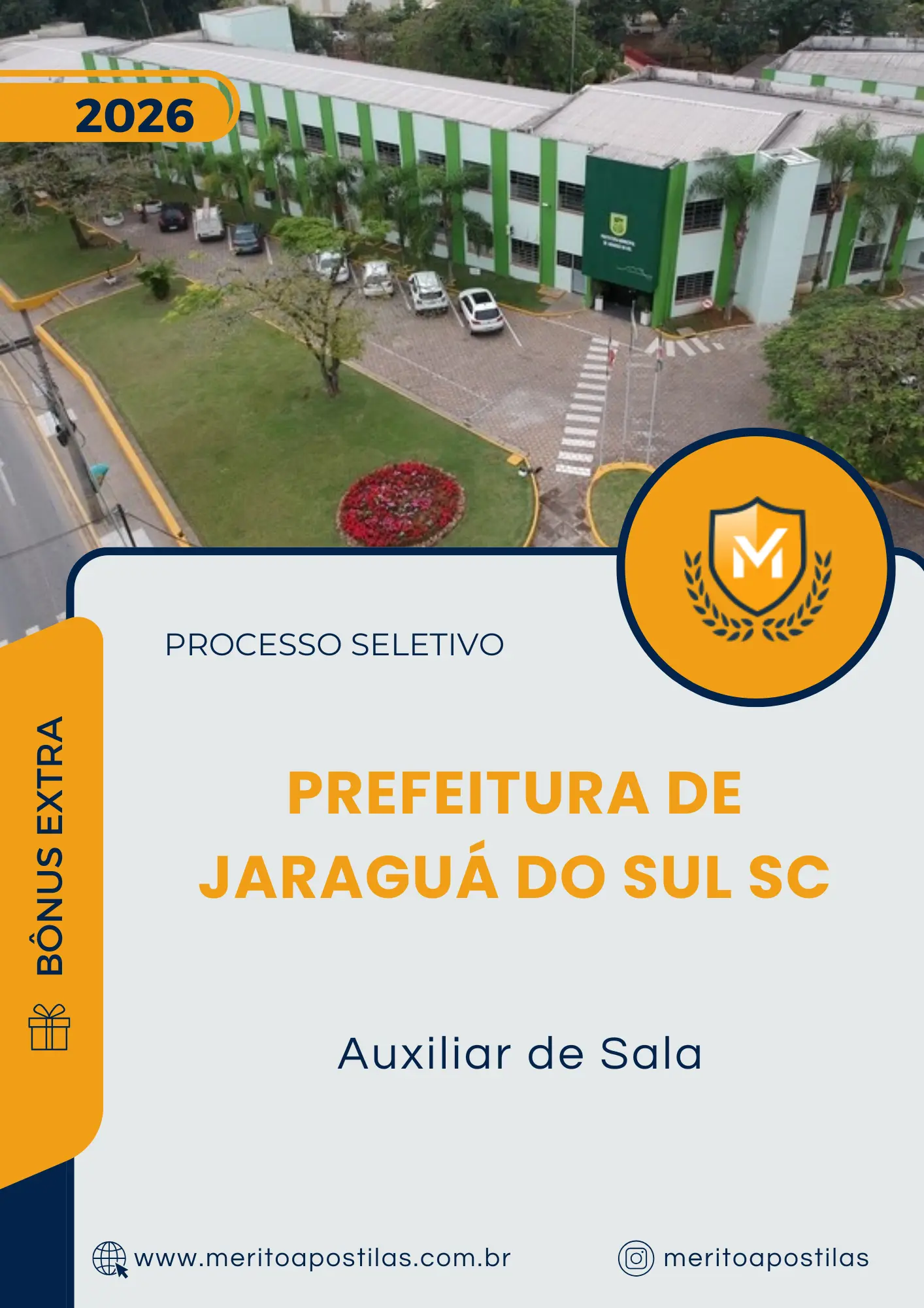 Apostila Auxiliar de Sala Prefeitura de Jaraguá do Sul SC 2026