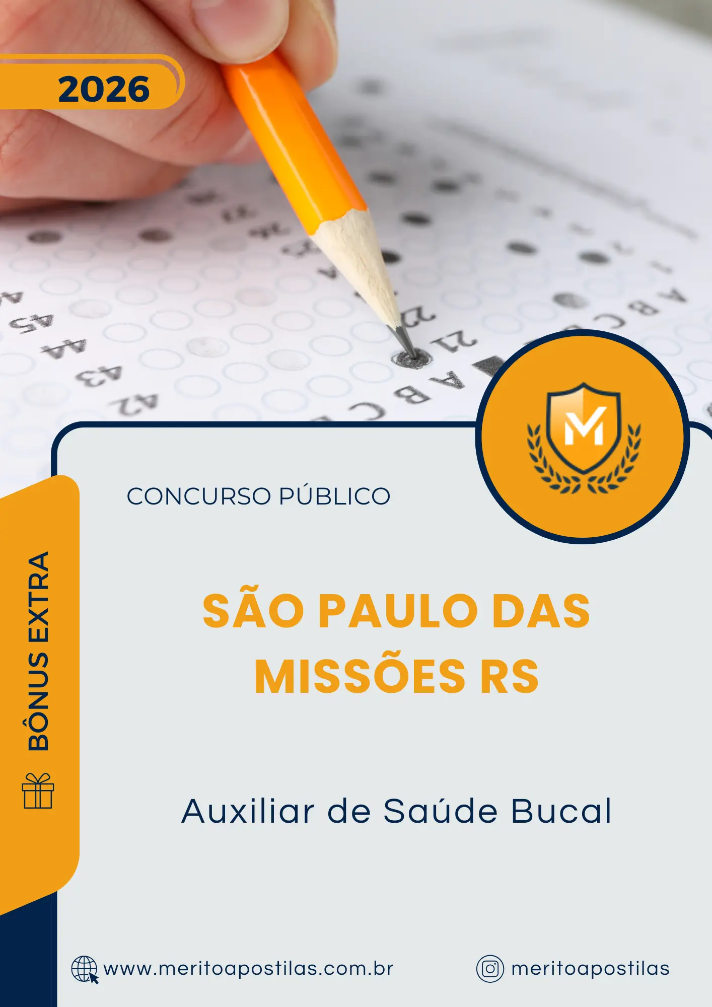 Apostila Auxiliar de Saúde Bucal Prefeitura de São Paulo das Missões RS 2026