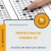 Apostila Auxiliar de Serviços Gerais Prefeitura de Videira SC 2026