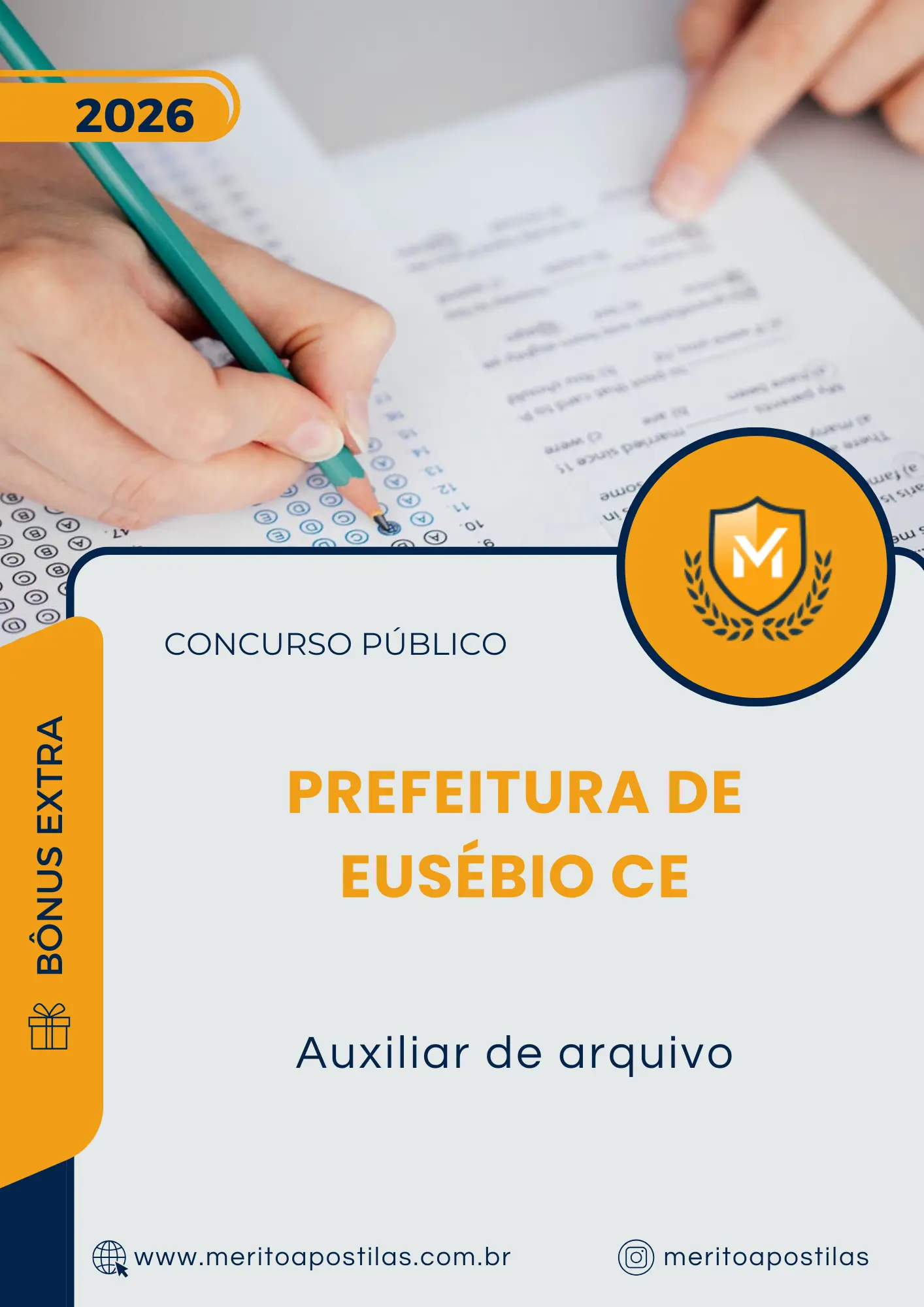 Apostila Auxiliar De Arquivo Prefeitura de Eusébio CE 2026