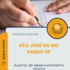 Apostila Auxiliar de desenvolvimento infantil Prefeitura de São José do Rio Pardo SP 2026