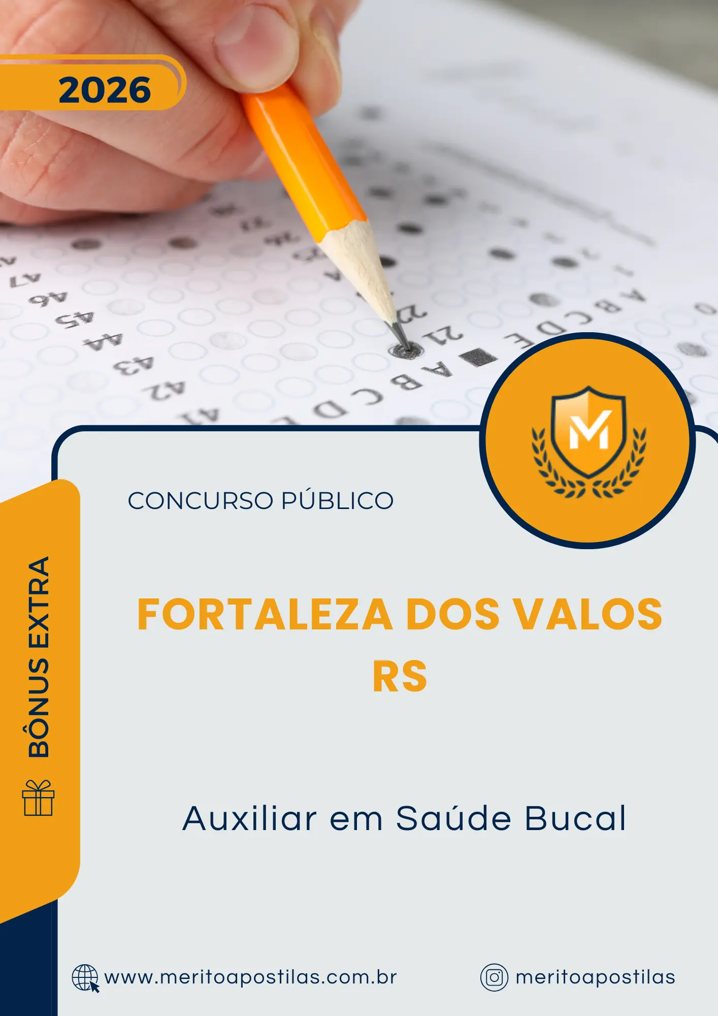 Apostila Auxiliar em Saúde Bucal Prefeitura de Fortaleza dos Valos RS 2026